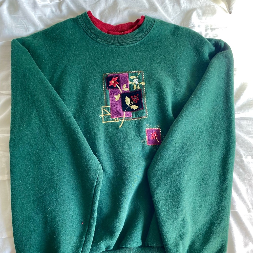 super cozy oversized holiday sweater